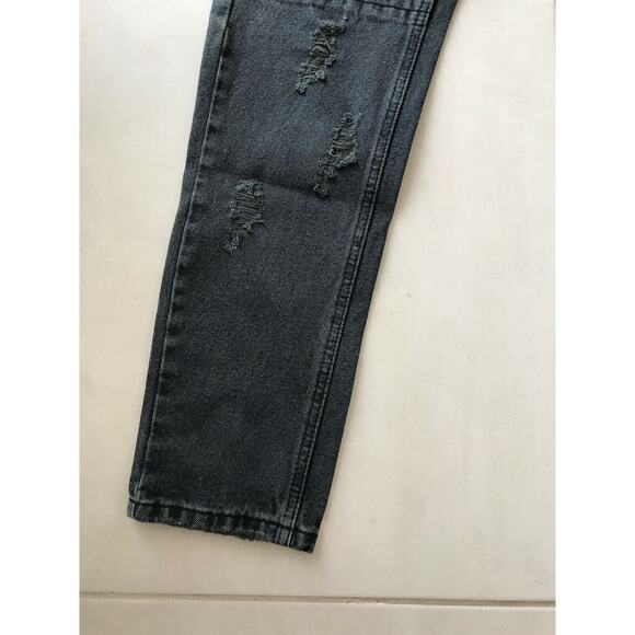 One Teaspoon Awesome Baggies Distressed Relaxed Fit Tapered Jeans - Picture 8 of 12